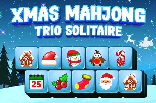 Xmas Mahjong Trio Solitaire